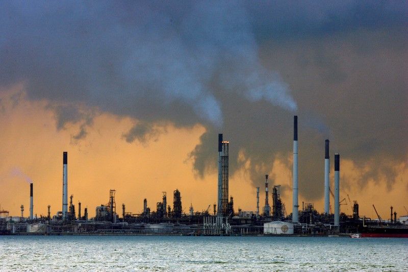 A view of an oil refinery off the coast of Singapore in this picture released July 18, 2016. u00e2u20acu201d Reuters pic