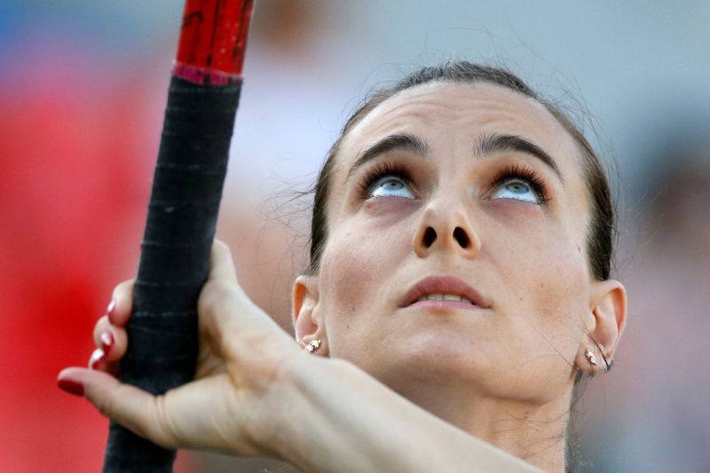 Pole vaulter Yelena Isinbayeva: Court decision marks ‘the funeral of athletics’. — Reuters file pic