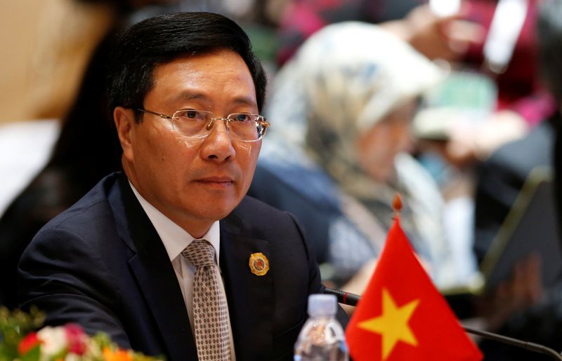Vietnam's Foreign Minister Pham Binh Minh attends a meeting of Asean foreign ministers in Vientiane, Laos July 25, 2016. u00e2u20acu201d Reuters pic