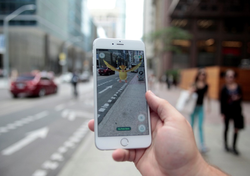 A 'Pidgey' Pokemon is seen on the screen of the u00e2u20acu02dcPokemon Gou00e2u20acu2122 mobile app in a photo illustration taken in downtown Toronto, Ontario, Canada July 11, 2016. u00e2u20acu201d Reuters pic