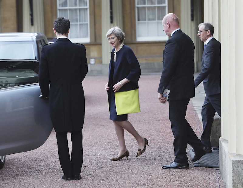 Theresa May leaves Buckingham Palace after an audience with Britain's Queen Elizabeth where she was invited to become Prime Minister in London, July 13, 2016. u00e2u20acu201d Reuters pic
