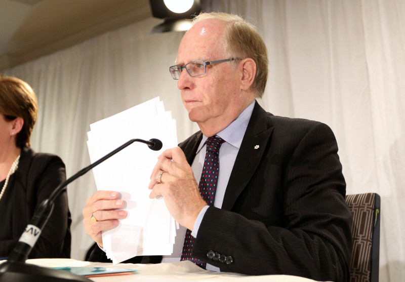 File picture shows Richard McLaren, who was appointed by the World Anti-Doping Agency (Wada) to head an independent investigative team, preparing to leave after presenting his report in Toronto, Ontario, Canada July 18, 2016. u00e2u20acu201d Reuters pic