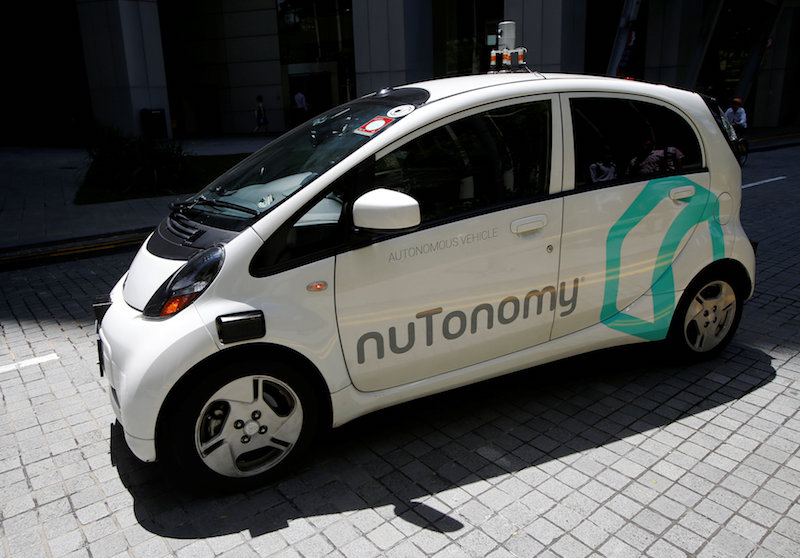 A nuTonomy self-driving taxi drives on the road in its public trial in Singapore August 25, 2016. u00e2u20acu201d Reuters pic