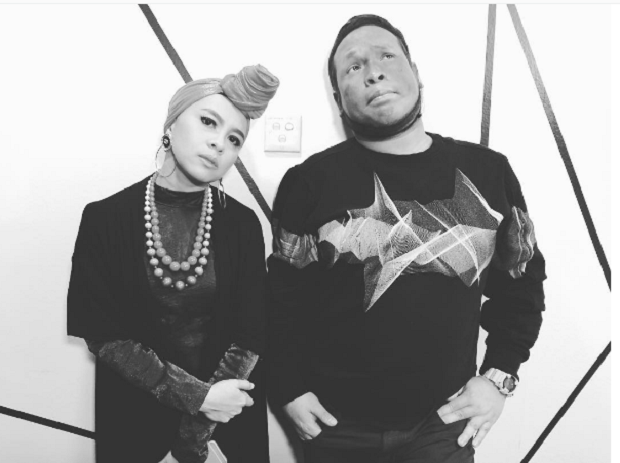 Comedians Shuk SYJ (right) and Jihan Muse (left) played African-American singer Usher and Local singer Yuna respectively in the parody by Astro entertainment show MeleTOP. u00e2u20acu201d Picture courtesy of Istagram/ Shuk SYJ