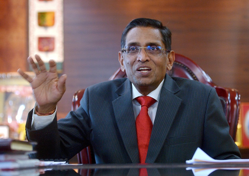 Health Minister Datuk Seri Dr S.Subramaniam speaks to Bernama at his office in Putrajaya Aug 5, 2016. u00e2u20acu201d Bernama pic