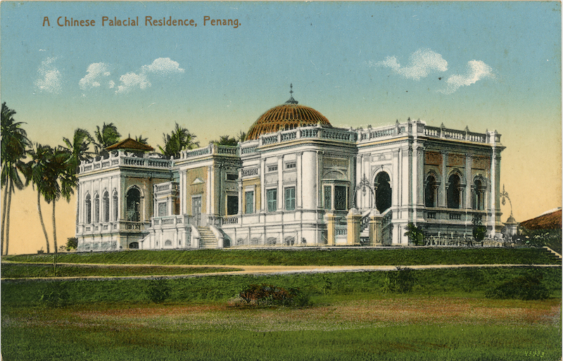 This is a postcard titled 'A Chinese Palatial Residence' —a building built by Chung Thye Phin and completed in the early 1900s and fronted the beach along the current Gurney Drive. — Picture courtey of Entrepot Publishing Sdn Bhd
