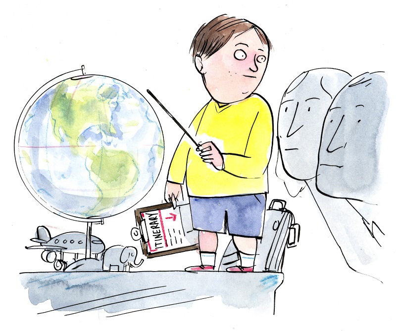 More than ever, children are setting vacation agendas; why not let them plan the whole trip? u00e2u20acu201d Picture by Graham Roumieu/The New York Times