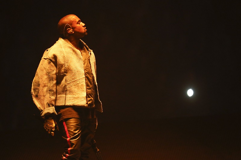 Kanye West performs during the opening of his Saint Pablo Tour in Indianapolis, August 25, 2016. u00e2u20acu201d Picture by AJ Mast/The New York Times