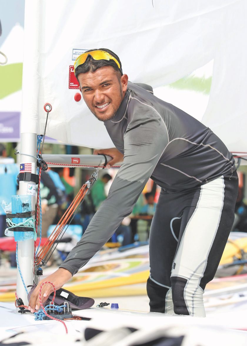 Khairulnizam Mohd Afendy who is from a family of sailors will be competing in his second Olympics. u00e2u20acu201d Malay Mail pic