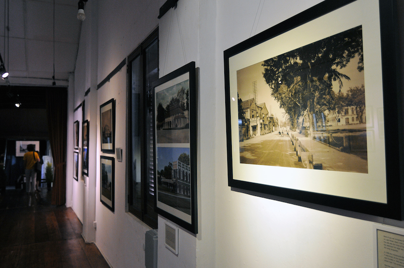 'Then and Now' exhibition: This photo of Beach Street was taken in the late 1870s from the corner of Downing Street. This was before the current Logan Heritage Building was built. — Picture courtesy of Entrepot Publishing Sdn Bhd
