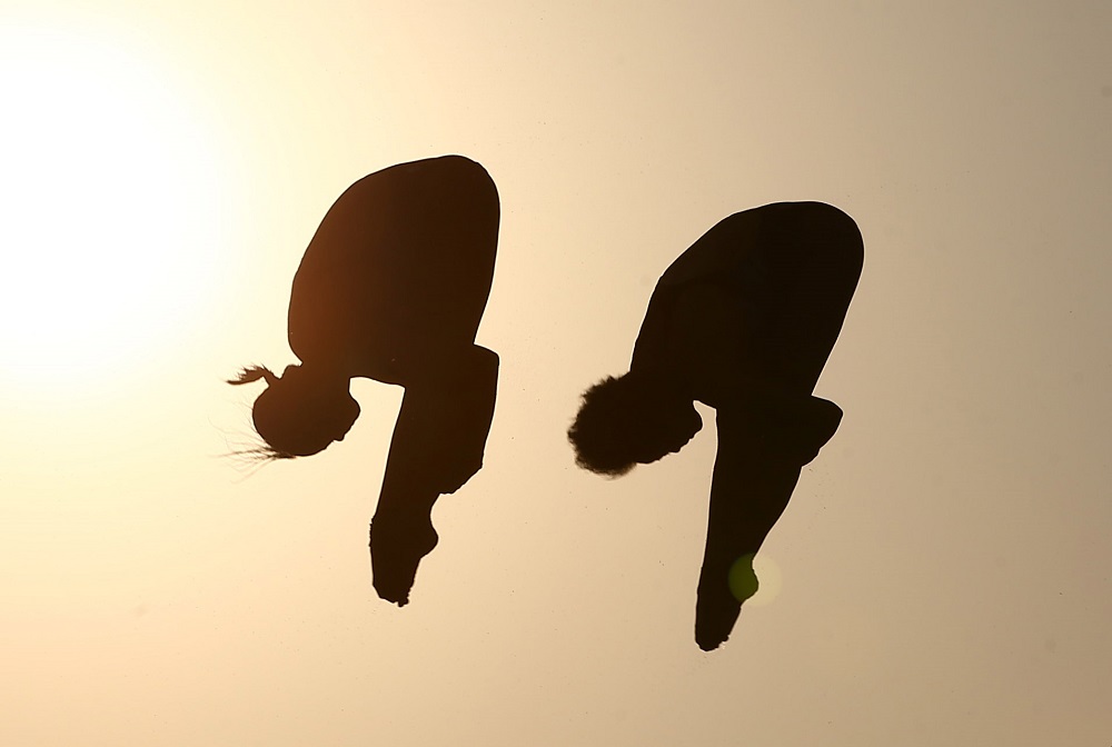Malaysiau00e2u20acu2122s Cheong Jun Hoong and Pandelela Rinong compete in the Women's Synchronised 10m Platform event in Rio de Janeiro, Brazil, August 10, 2016. u00e2u20acu2022 Reuters pic