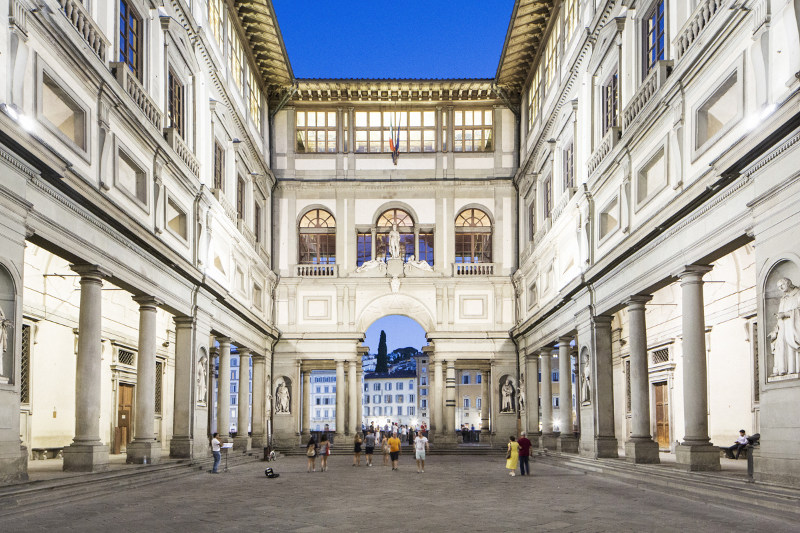 The Uffizi Gallery, a prominent art museum, in Florence, Italy, June 29, 2016. u00e2u20acu201d Gianni Cipriano/The New York Times pic