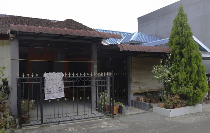 Home of terror suspect Trio Syafrido who lived in the neighbourhood of Complek Masyeba in Batam. u00e2u20acu201du00c2u00a0TODAY pic