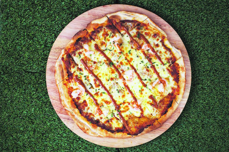 Laksa Shrimp Pizza from Switch. u00e2u20acu201d Handout via TODAY