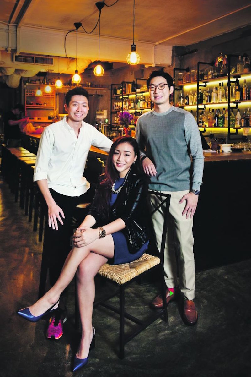 (From left) Chug’s co-founders Eugene Ng, Fiona Chung and Erwin Ng. — Handout via TODAY