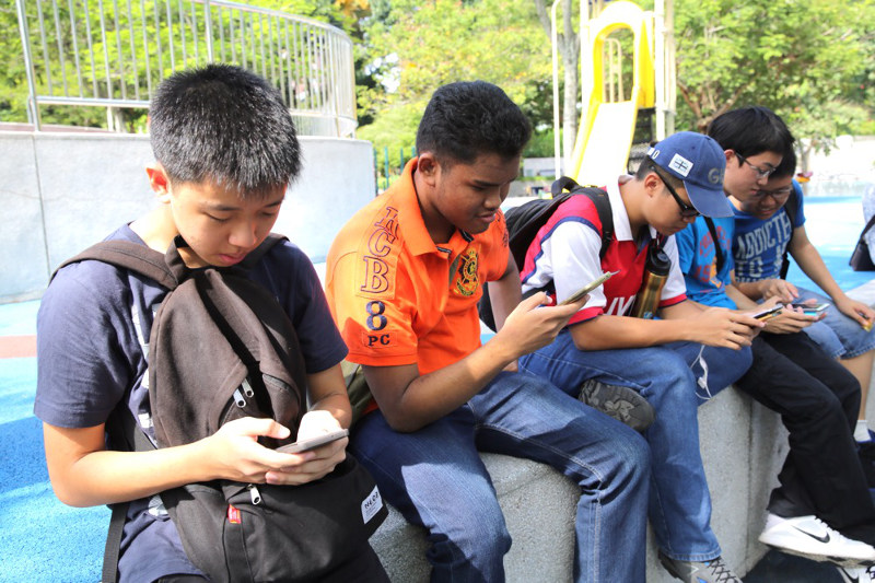 Pokemon Go players joining the quest to catch cartoon monsters in KLCC park, Kuala Lumpur, Aug 7, 2016. u00e2u20acu201d Picture by Choo Choy May
