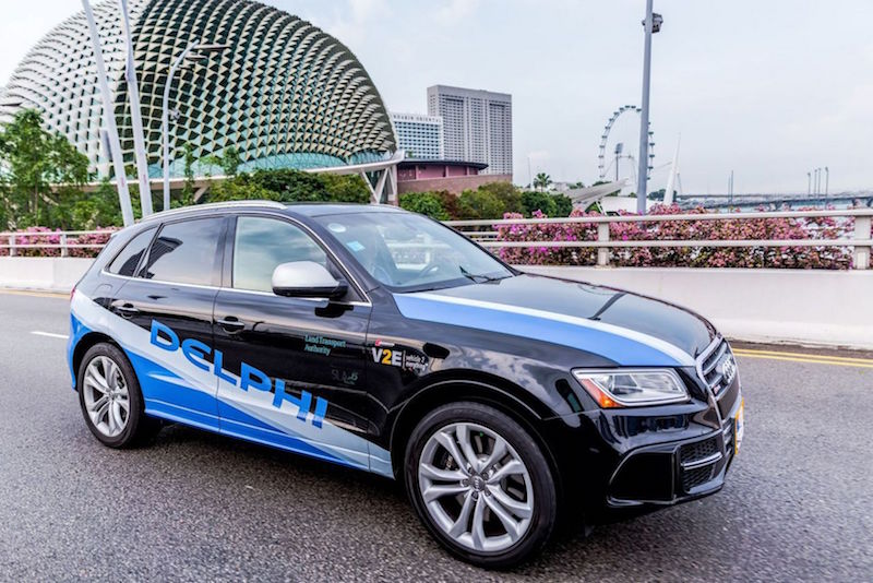 Delphi will begin testing its autonomous cars in Singapore. u00e2u20acu201d Handout via TODAY