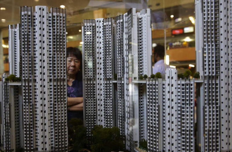 A model of the BTO flats at the HDB Hub. u00e2u20acu201d TODAY pic 