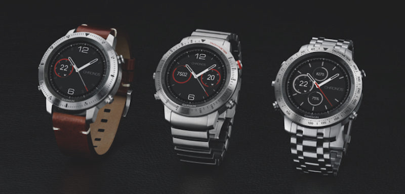 The fenix Chronos from Garmin combines the brandu00e2u20acu2122s high-performance sports-tracking technology within a high-end timepiece. u00e2u20acu201d Handout via AFP