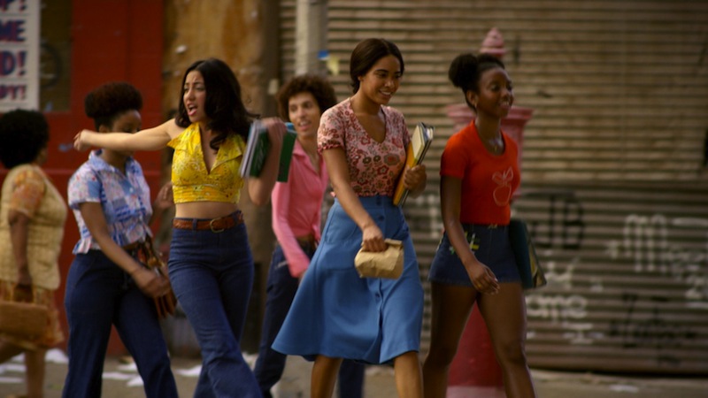 Shyrley Rodriguez, Stefanee Martin and Herizen F. Guardiola in a scene from 'The Get Down', a musical drama series. u00e2u20acu201d Picture courtesy of Netflixn