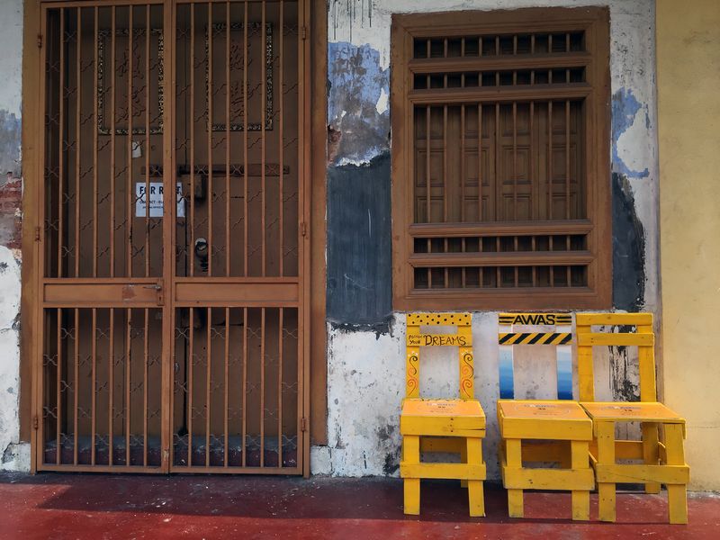 About 200 chairs will be placed all around the city by the end of the month. — Picture by KE Ooi