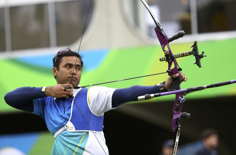 Archer Khairul Anuar Mohamad competes in the Men's Individual 1/16 Eliminations event in Rio de Janeiro, Brazil. u00e2u20acu2022 Reuters pic