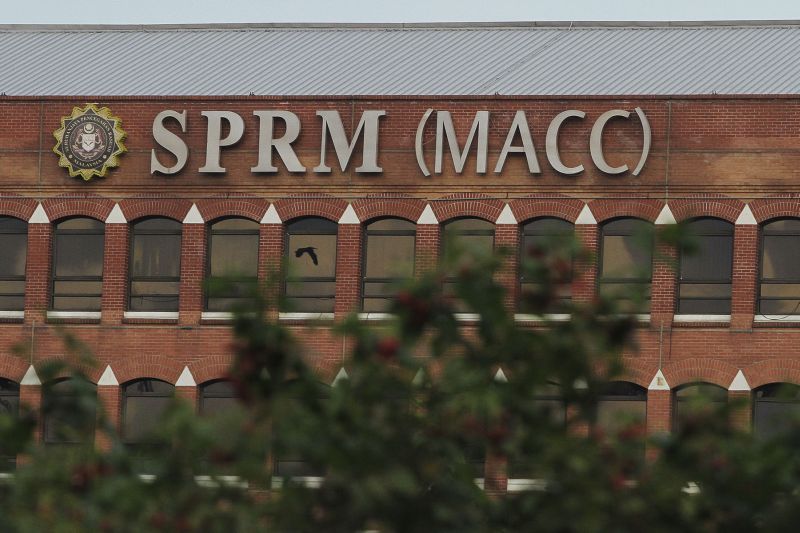 The logo of the Malaysian Anti-Corruption Commission is seen at its headquarters in Putrajaya. u00e2u20acu2022 Picture by Yusof Mat Isa