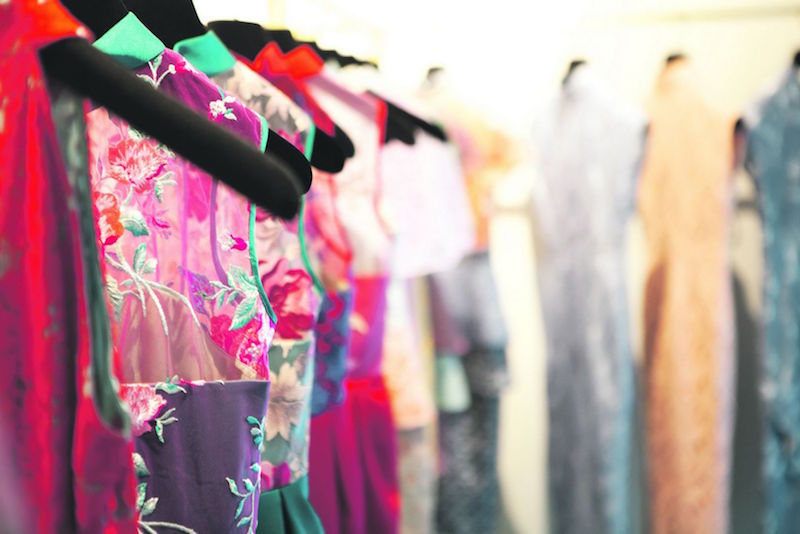 Priscilla Shunmugamu00e2u20acu2122s creations draw on her Indian and Chinese heritage, and her motheru00e2u20acu2122s extensive wardrobe of cheongsams. u00e2u20acu201d TODAY pic