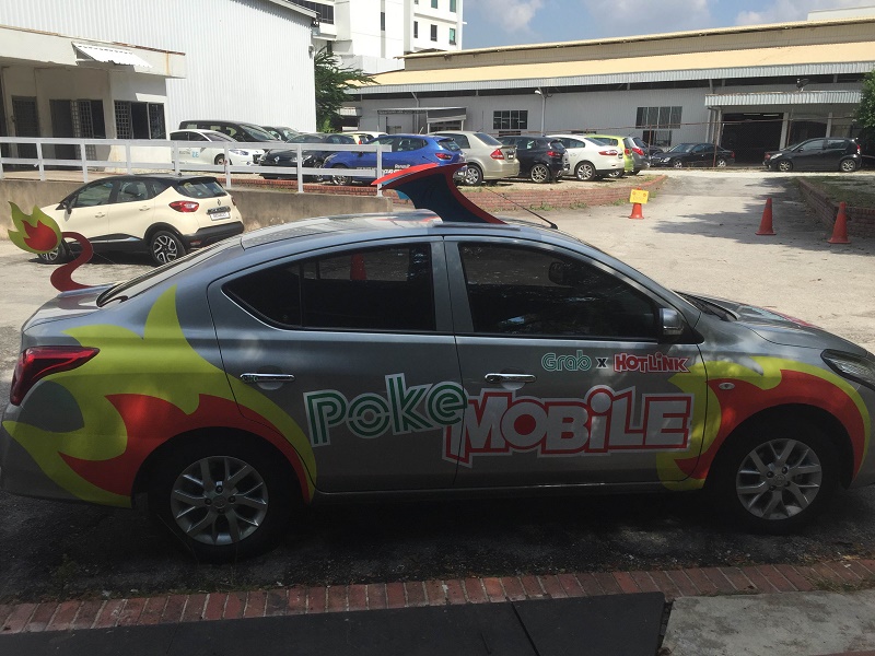 Hotlink and Grab have teamed up to offer u00e2u20acu02dcPokeMobileu00e2u20acu2122 cars to take riders on Pokemon hunts. u00e2u20acu2022 Picture by Kamles Kumar