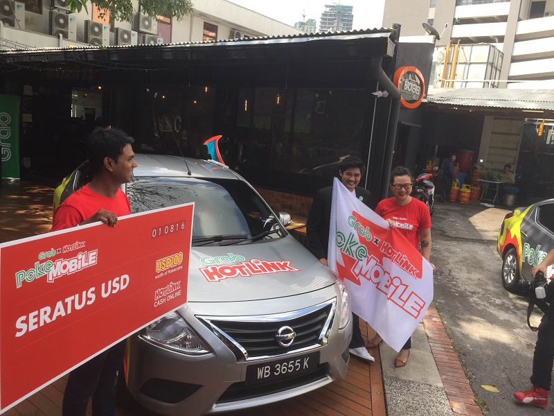 Hotlink and Grab will give out US$100 (RM400) worth of PokeCoins for the first two days after the game is launched. 