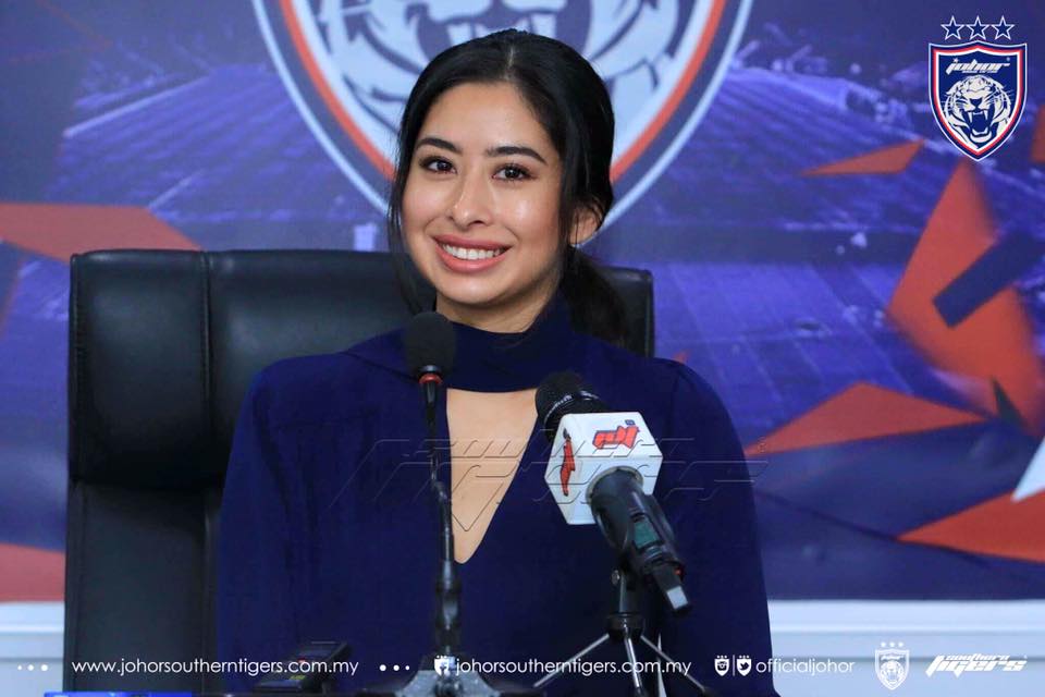 Selain meminati sukan lasak, Tunku Tun Aminah juga dilantik sebagai presiden Kelab Bola Sepak Johor Darul Tau00e2u20acu2122zim tahun lepas. u00e2u20acu201d Foto ihsan Facebook/Johor Southern Tigers