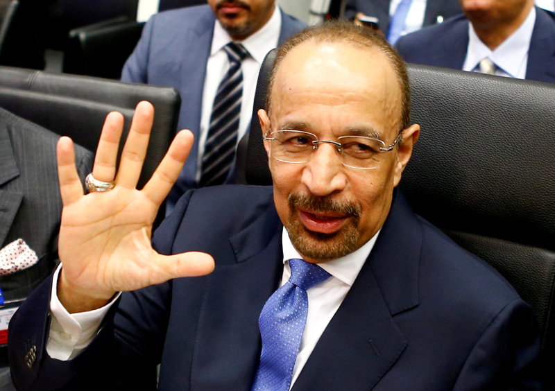Saudi Arabiau00e2u20acu2122s Energy Minister Khalid al-Falih talks to journalists before a meeting of OPEC oil ministers in Vienna, Austria, June 2, 2016. u00e2u20acu201d Reuters pic