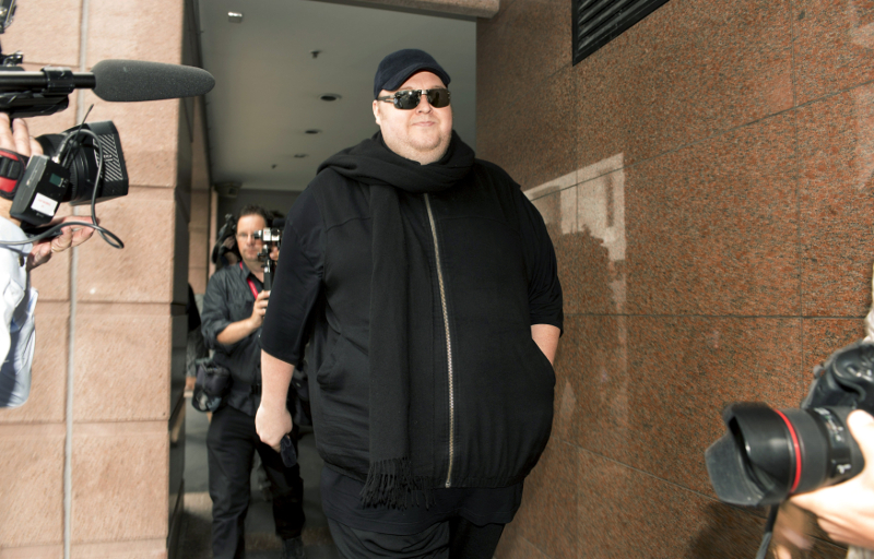 German tech entrepreneur Kim Dotcom arrives at an Auckland court, December 23, 2015. u00e2u20acu201d Reuters pic