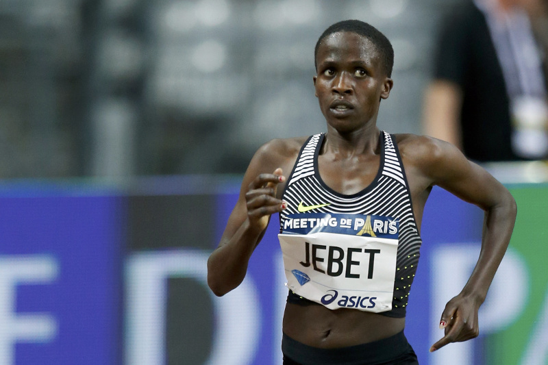 Ruth Jebet of Bahrain competes as she sets a world record in the women's 3000m steeplechase at the IAAF Athletics Diamond League meeting of Paris, at the Stade de France, Saint-Denis, Aug 27, ,2016. u00e2u20acu201d Reuters pic