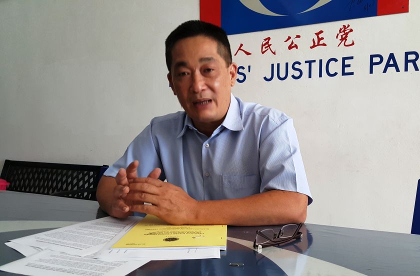 See said there is no point for Bersatu to come to Sarawak since its main objective is to challenge Umno and its president Datuk Seri Najib Razak. u00e2u20acu201d Picture by Sulok Tawie