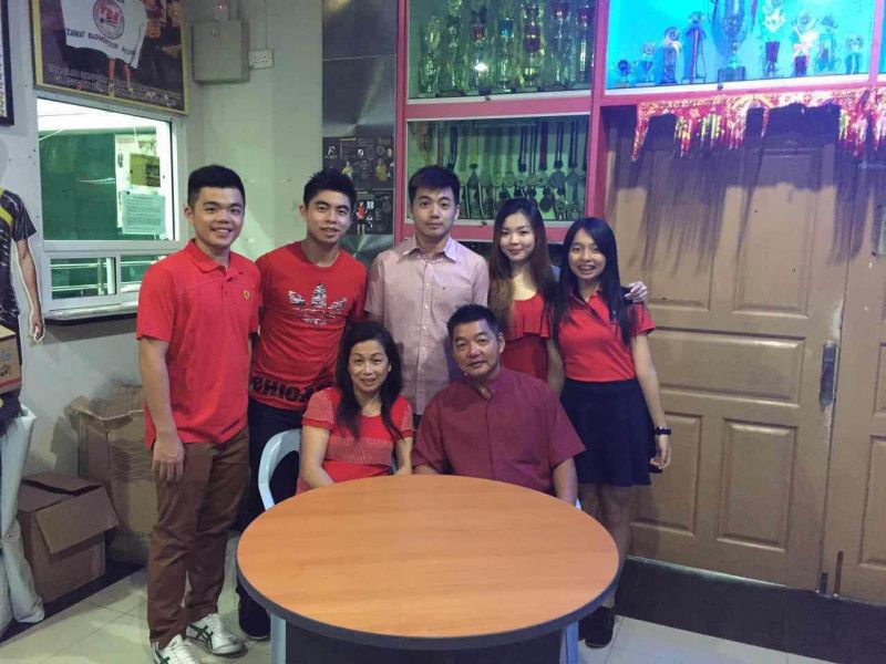 The last time the Tan badminton family all had a meal together was Christmas last year in their home in Tawau, Sabah. Wee Kiong (middle, standing) rarely gets to go home and youngest brother Wee Gieenu00e2u20acu2122s (left, standing) schedule also seldom matches up. 