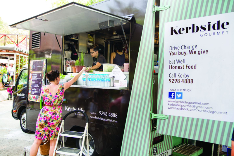 Kerbside Gourmet makes it appearance at Social Market held at Open Farm Community.