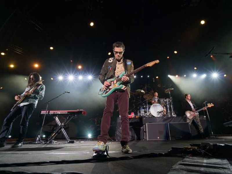 There was heart and soul in every screaming lick, every lusty singalong and every emotional outpouring of the angsty insecurities of modern life and relationships at Weezer's first gig here. u00e2u20acu2022 Picture courtesy of LAMC Productions/TODAY