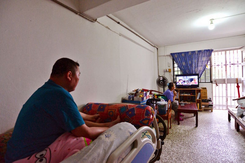 Mohammed Firdaus Lim (left) was one of the 40 patients who was confirmed to have the Zika virus in Singapore. u00e2u20acu201d TODAY pic