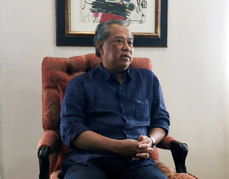 Former deputy prime minister Tan Sri Muhyiddin Yassin speaks during an interview with Reuters in Kuala Lumpur September 27, 2016. u00e2u20acu201d Reuters pic