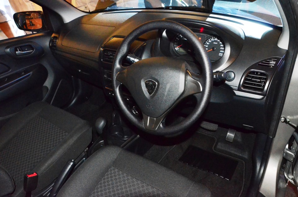 Safety features for the new Saga include two front airbags, ISOFIX and top tether, front and reverse sensor.