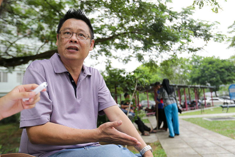 Fong Peng Lim from Safer Kids Academy speaks to Malay Mail Online at the Section 8 Kota Damansara PPR in Petaling Jaya September 14, 2016. — Picture by Choo Choy May