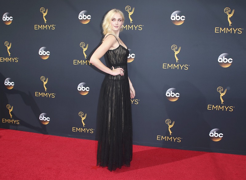 Actress Sophie Turner from the HBO series u00e2u20acu02dcGame of Thronesu00e2u20acu2122 arrives at the 68th Primetime Emmy Awards in Los Angeles, California September 19, 2016. u00e2u20acu201d Reuters pic