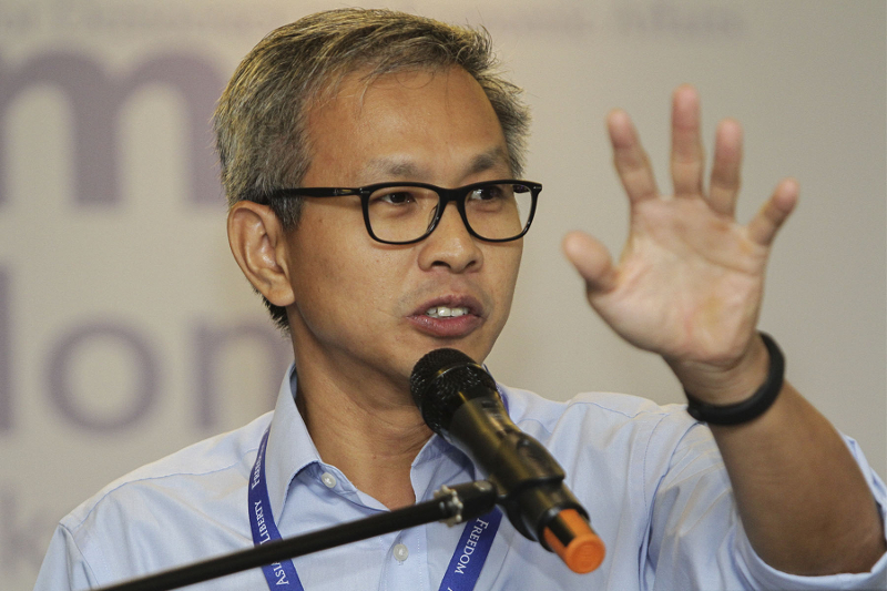 PJ Utara MP Tony Pua speaks at the IDEAS Liberalism Conference 2016 in Kuala Lumpur September 24, 2016. u00e2u20acu201d Picture by Yusof Mat Isan