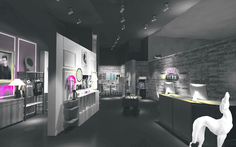 ‘Friends’-themed merchandise corner will be available in the Central Perk cafe too. — Carpenters Design Group pic via TODAY