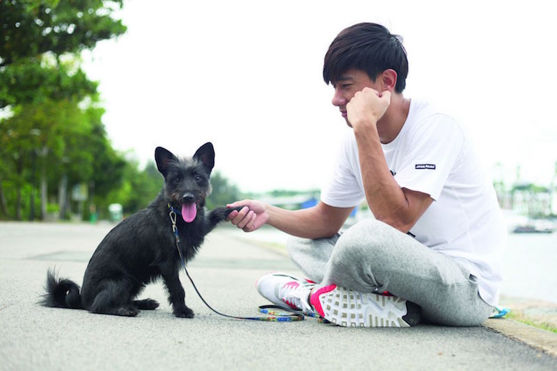 Desmond Tan with Udon. u00e2u20acu201d Picture courtesy of Damien Teo
