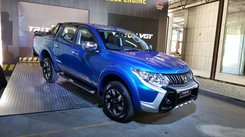 The 5th generation Mitsubishi Triton upgrade, first to introduce an aluminium engine in a pick-up truck. u00e2u20acu201d Picture by YS Khong