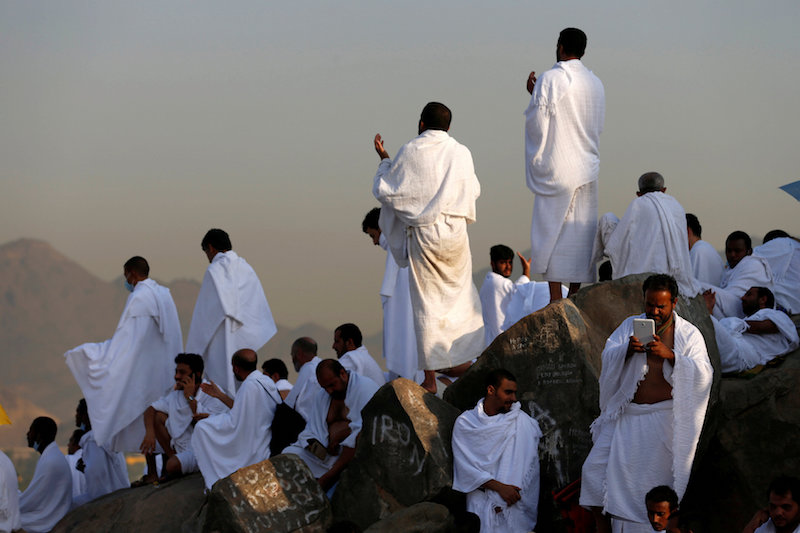 Muslim pilgrims gather on Mount Mercy on the plains of Arafat during the annual haj pilgrimage, outside the holy city of Mecca, Saudi Arabia September 11, 2016. u00e2u20acu201d Reuters pic
