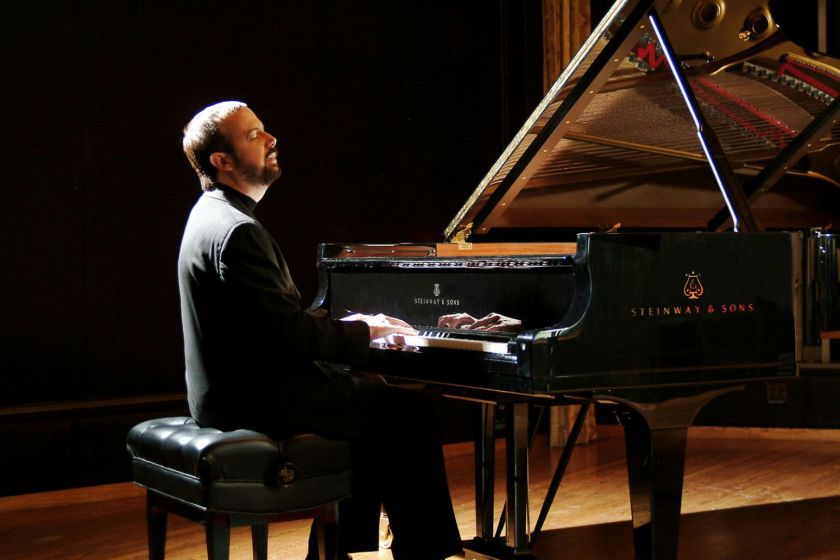 American pianist-composer Kevin Kern describes his piano solo pieces as 'sound paintings'. u00e2u20acu201d TODAY pic