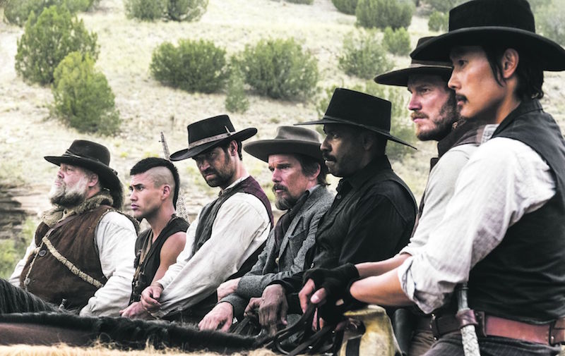 The cast of 'Magnificent 7' includes Ethan Hawke, Denzel Washington, Chris Pratt and Lee Byung Hun. u00c2u00a0u00e2u20acu201du00c2u00a0Picture courtesy of Sony